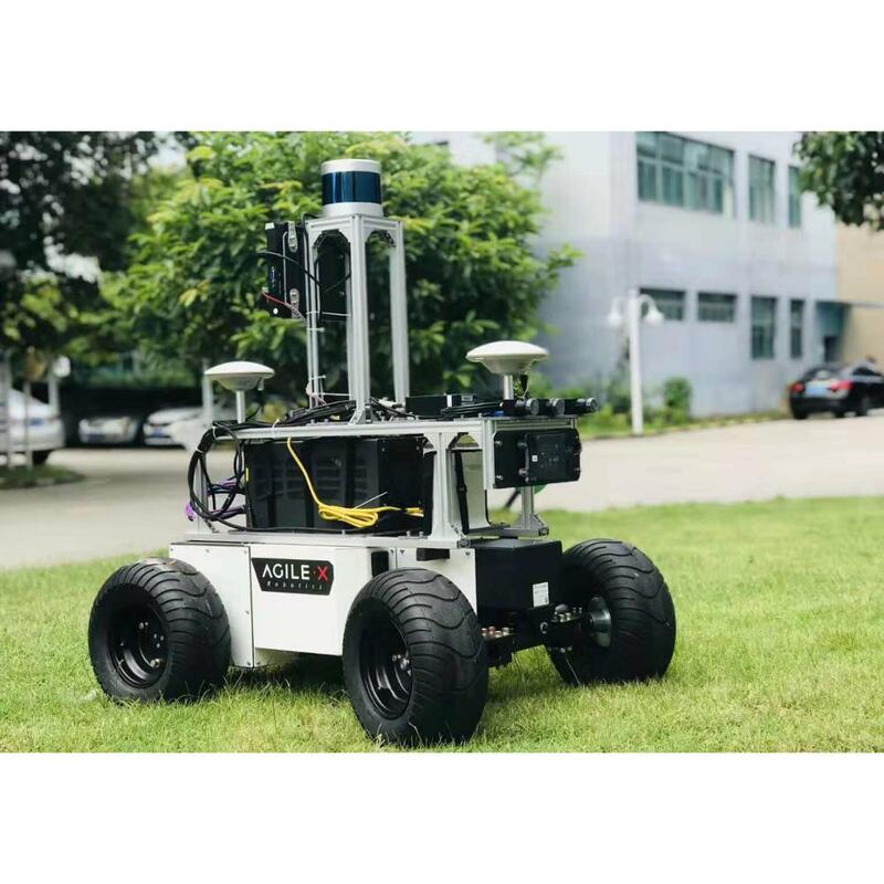 Auto Robot portapacchi intelligente automatica per il trasporto pilota automatico UGV Chassis veicoli prototipo completamente autonomi UGV