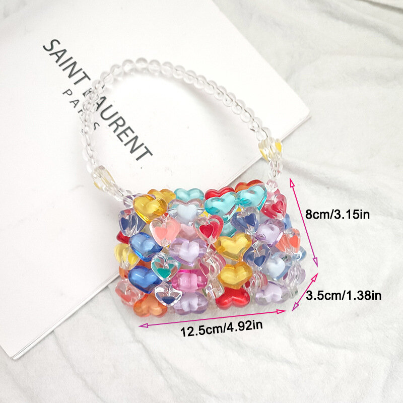 JIOMAY-Mini bolso de hombro estilo dopamina, bolso de diseñador de lujo, ligero, informal, para fiesta de noche, Mini monedero en forma de corazón, lindo