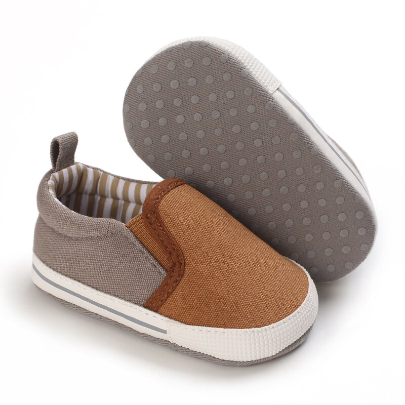 Zapatos de lona informales para bebés y niños pequeños, suela suave antideslizante de algodón, el primer zapato para caminar, nuevo