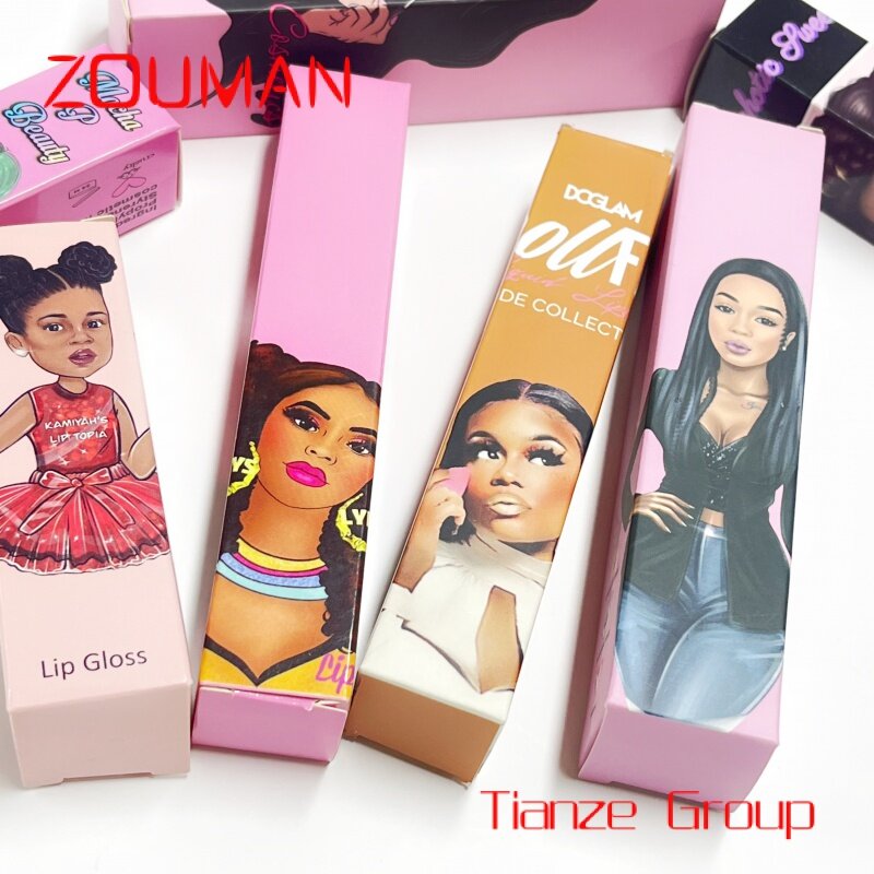 Custom , Cheap price eco friendly lipgloss packaging box custom 2023 lipstick boxs cosmetics paper boxes