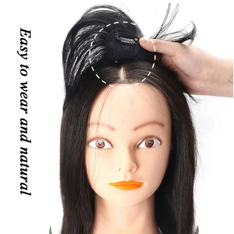 Пэчворк пэчворк парик одна карта Слитная челка натуральный Невидимый парик для женщин
