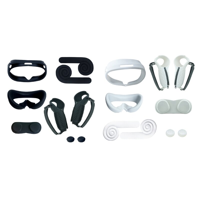 Game Silicone Protective Cover Set for Pico 4 Headset Face Cover Protective Silicone Frame Accessories Drop Shipping