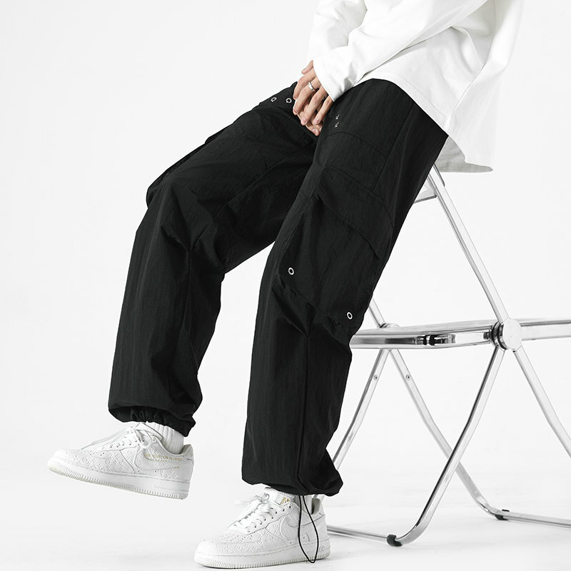 Pantaloni Cargo da uomo pantaloni da uomo Casual Harem con tasca grande pantaloni da uomo Streetwear Jogger Harajuku pantaloni da uomo Hip Hop New Streetwear