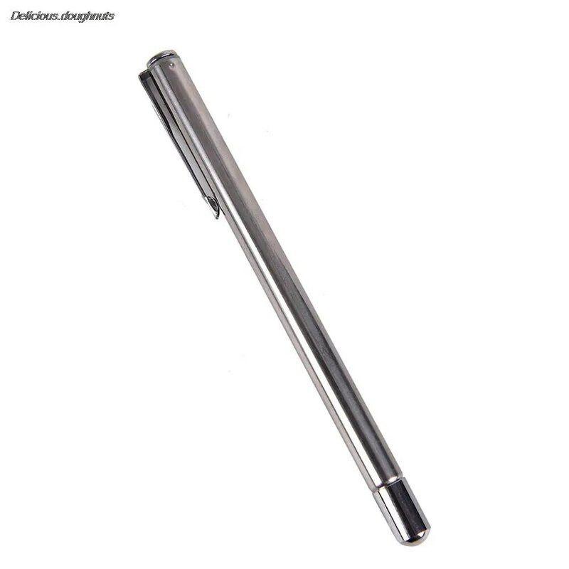 1 buah 6/7 bagian pena Pointer, instrumen Baton Stainless Steel teleskopik bolpoin ajaib TK guru perlengkapan pendidikan