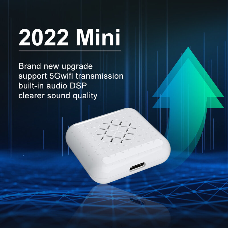 Carlinkit 3.0 Mini Wireless Carplay สำหรับ Hyundai Peugeot Honda Infiniti Chevrolet Renault Megane สำหรับ98% รุ่น IOS