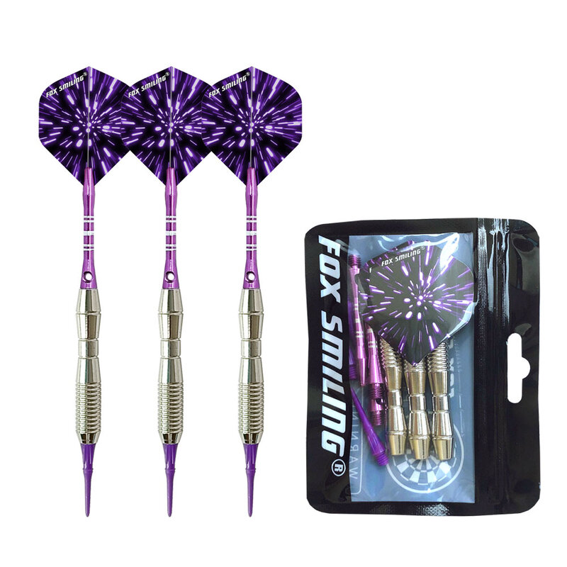 Fox Smiling 3PCS 18g Professional Electric Soft Tip Darts With Aluminum Shaft