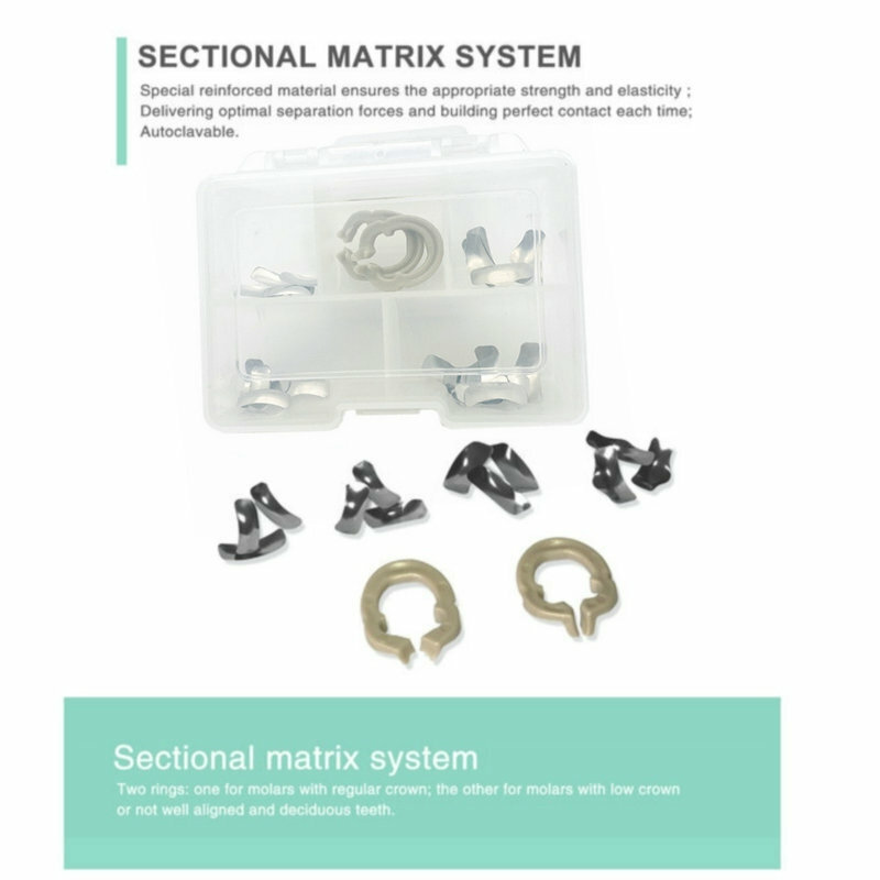 Dental-Schnitt matrix system F1 Set Dental-Schnitt matrix band Harz Klemm-/Trenn ring Zahnarzt werkzeuge