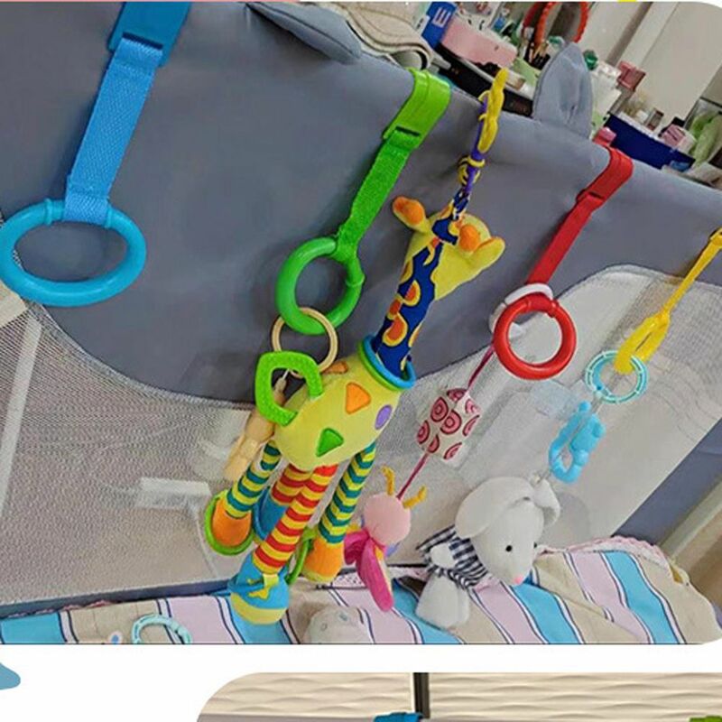 赤ちゃん、プレイペン、プルリング、ベビーベッドフック、赤ちゃんのおもちゃ、使用フック用の吊り下げ式リング