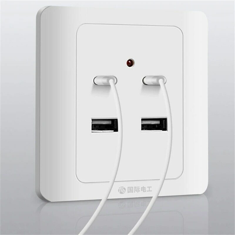 USB Wall Outlets TypeC USB Wall Outlet 18W 220V USB เต้ารับ Receptacle T5EF