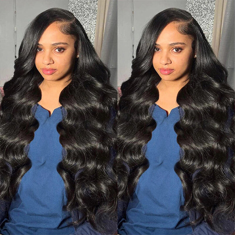 40 Inch 13x4 13x6 HD Body Wave Lace Front Wig Pre Plucked Loose Wave Lace Frontal Wig Glueless Human Hair Wigs For Black Women
