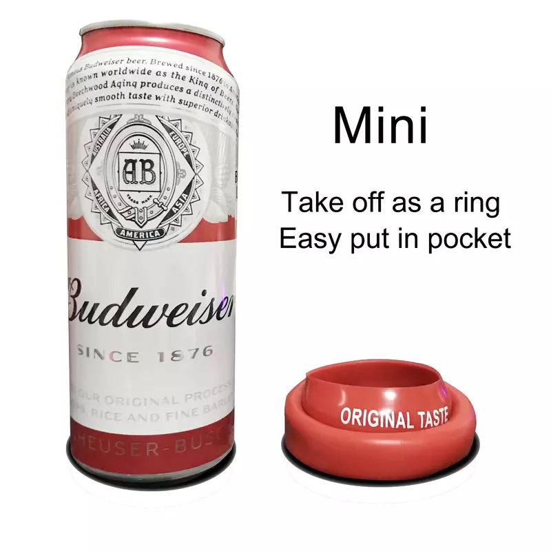 silicone beer can cover Bottle Sleeve hide a beer beer can Case for 330ml to 500ml cans suit for golf basketball park beach