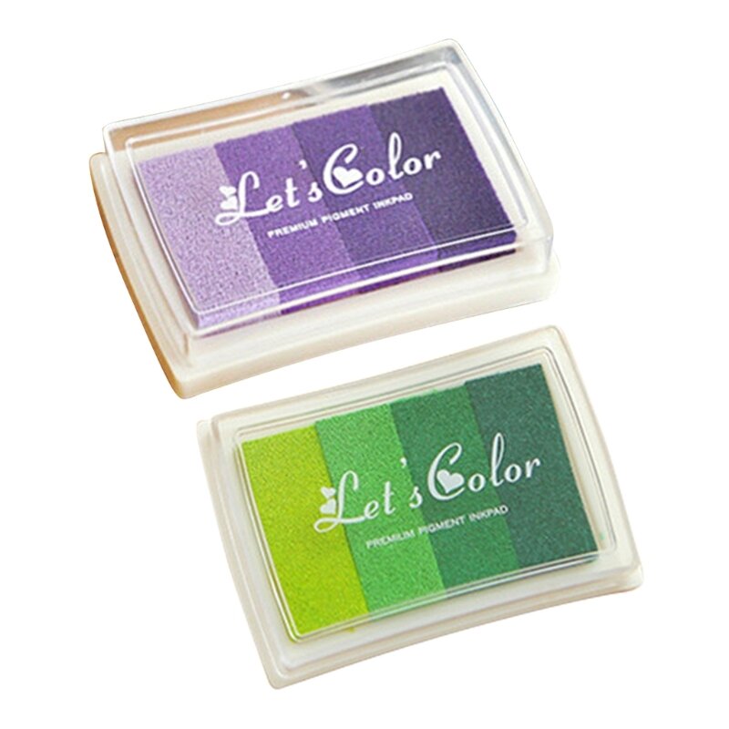 Almofada De Tinta Multicolor Para Papel De Impressão, Stamp Pad, DIY, Dropship