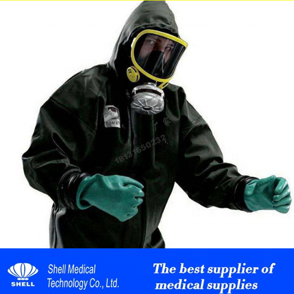 Fully Enclosed Nuclear Radiation Proof Coverall Ionizing  Suit Radioactive Aerosols Fire Rescue  Lead-free