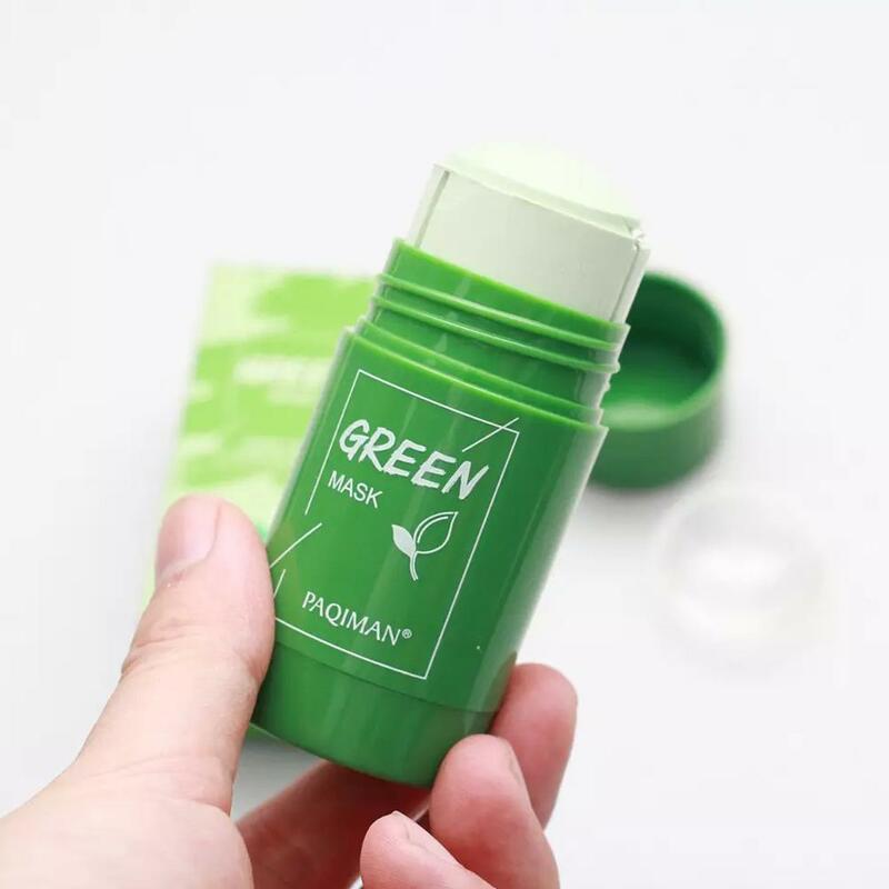 Green Tea Cleansing Stick Mask Face Clean Mask Shrink Pores Smoothing Skincare Moisturizing Deep Cleansing Mask Skin Care