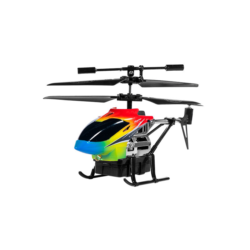 Rc helicóptero com giroscópio para crianças mini helicóptero não tripulado queda-resistente 3 canais de carregamento menino avião brinquedo metálico rc