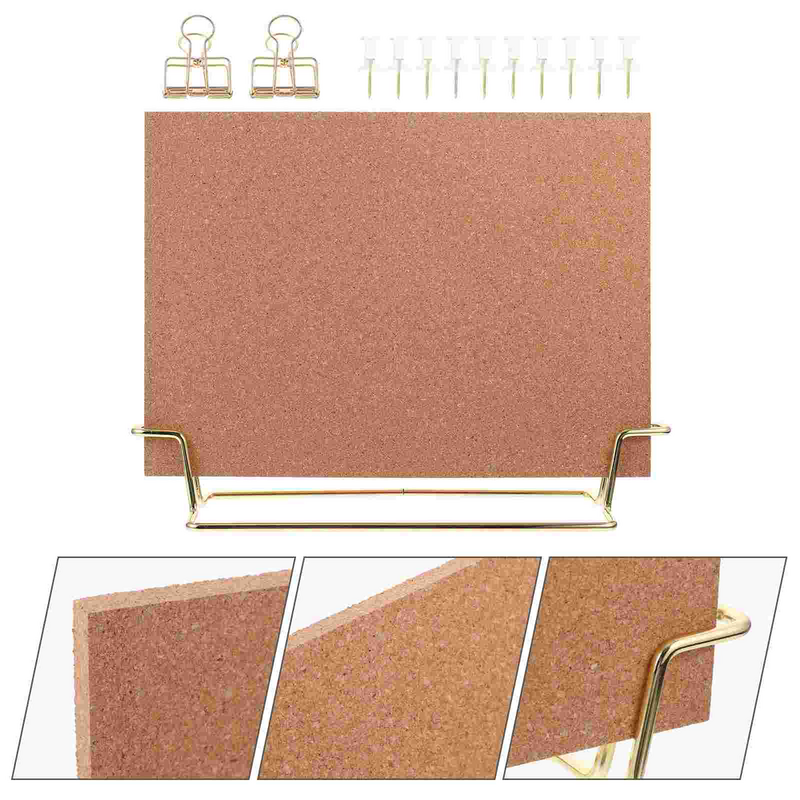 Message Board Cork Office Note Photo Wall Display Bracket Picture Boards Push Pin Felt Bulletin Letter Sign for Pictures