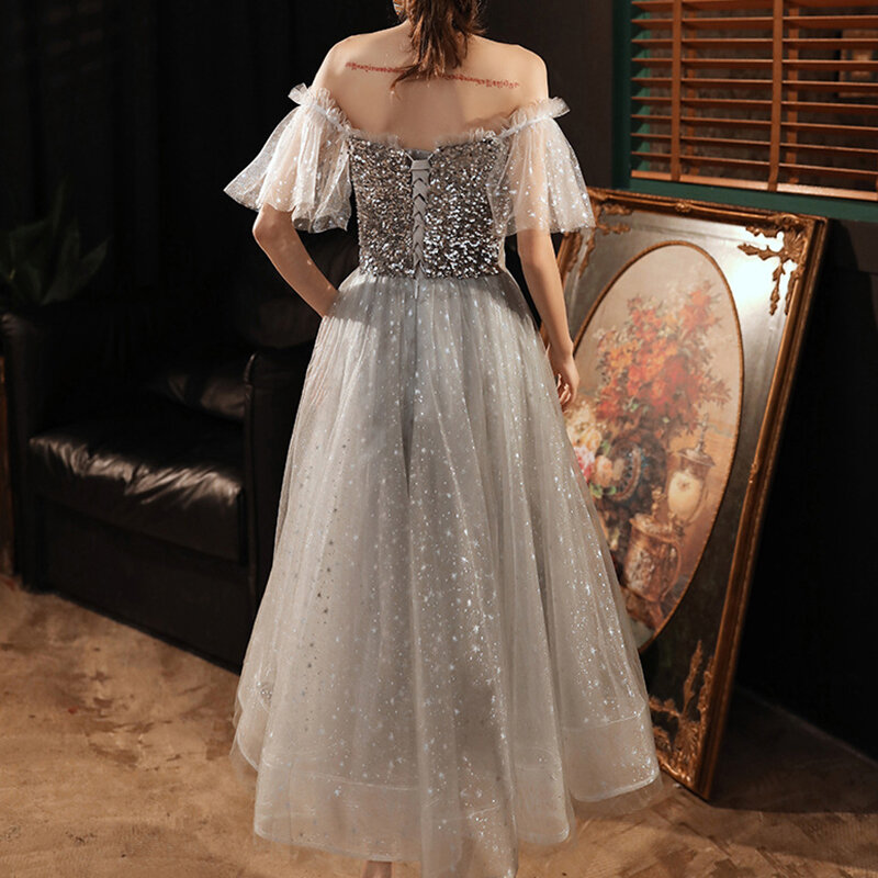 Маленькое платье, юбка, супер сказочное темпераментное банкетное короткое платье, приглядывающая текстура, обычно может носить женское маленькое платье с блестками