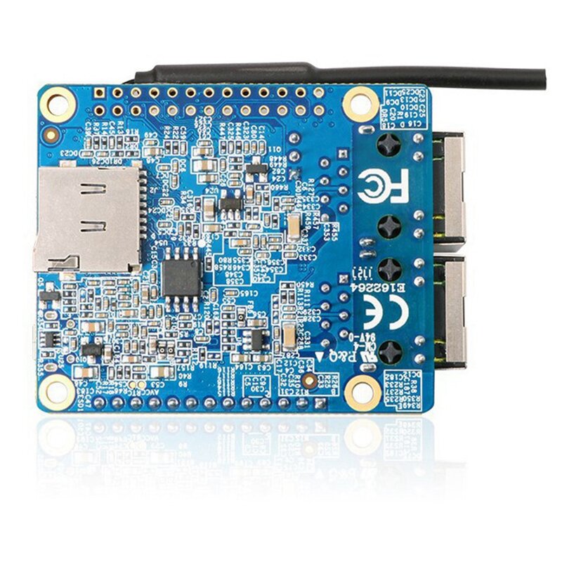 Для Orange Pi Zero LTS 512 Мб H2 + четырехъядерная макетная плата с открытым исходным кодом с поддержкой порта Ethernet 100 м и Wi-Fi