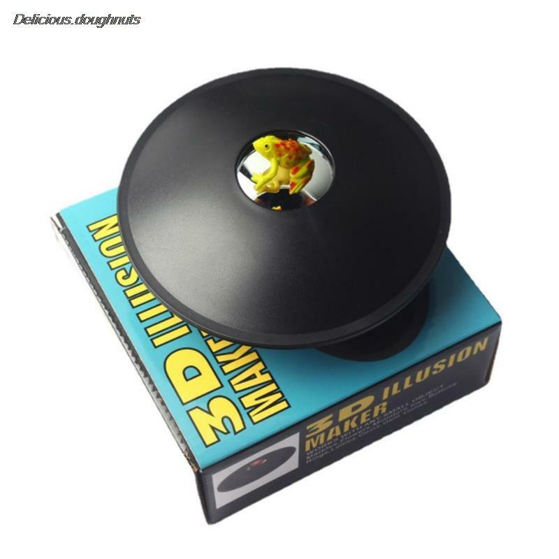 3D Zaubers piegel Illusion Schöpfer Mirage schwarz Hologramm Hersteller Parabol reflektor für Kinder Bildung Wissenschaft Spaß spielen Spielzeug