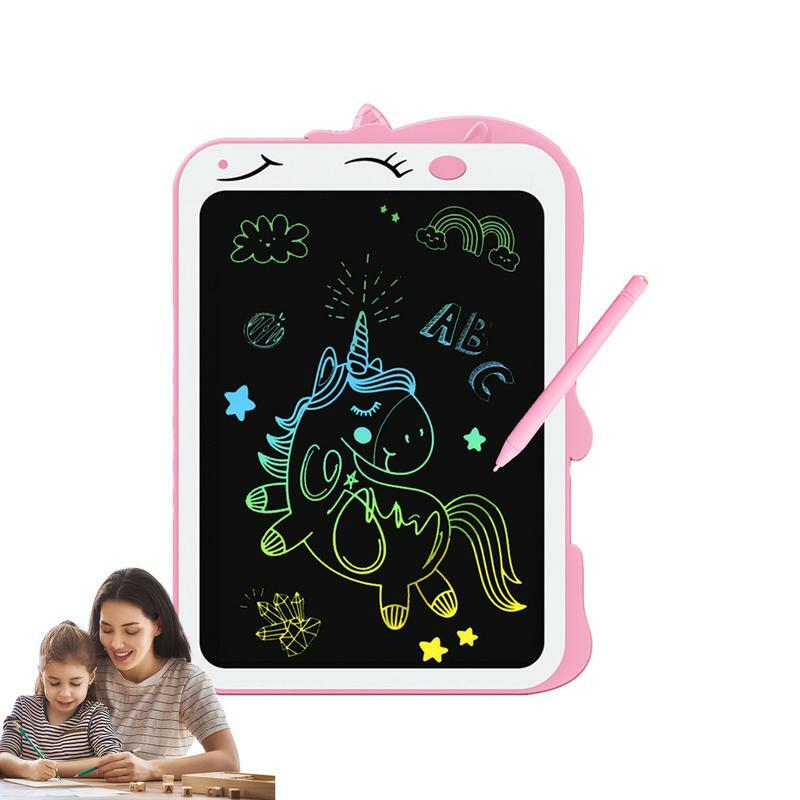 Tablero de escritura LCD para niños pequeños, tableta de juguete de escritura de 8,5 pulgadas, tablero de garabatos, regalos para niños, protección ocular, juguete de escritura para niñas y niños 2
