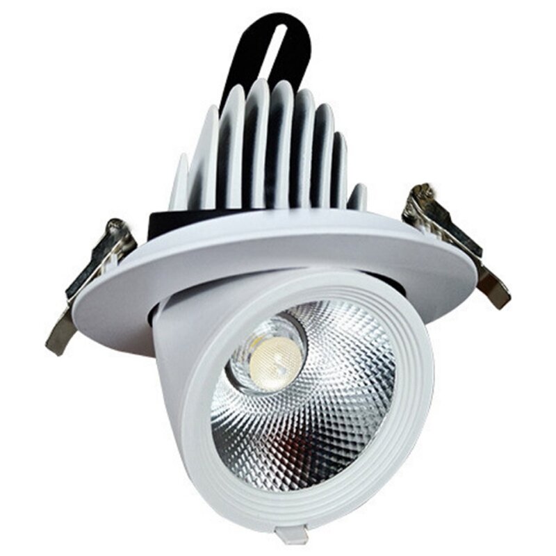 Projecteur à fleurs de lumière de tronc d'éléphant de SV-LED chaude COB Downlight Plafonnier intégré 360 Louvain 20W