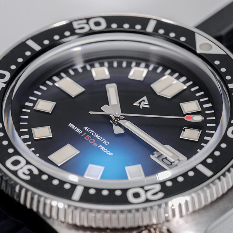 Rdunae R2X Captain Willard 6105 orologio da uomo NH35 movimento zaffiro C3 luminoso 150m orologi da polso meccanici automatici impermeabili