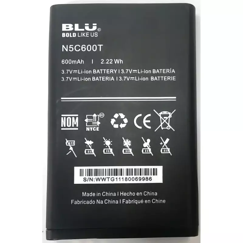 Original BLU N5C600T Replacement Mobile Phone Battery