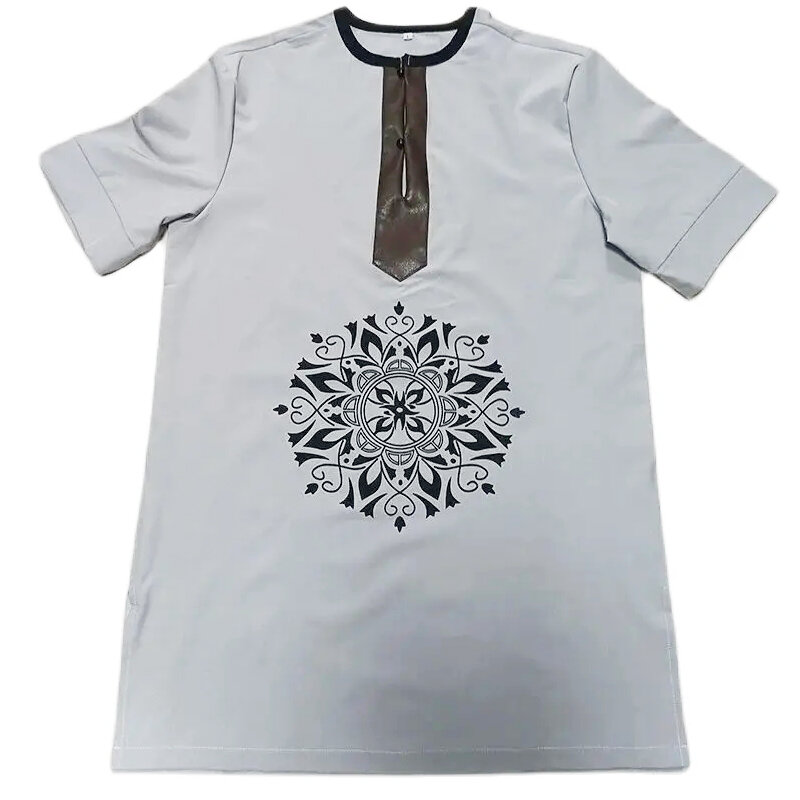 Dashiki t-shirts para homens, roupas tradicionais africanas, kaftan camiseta, moda casual