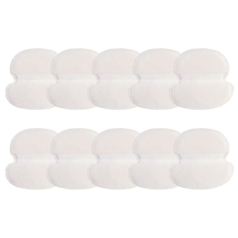 10Pcs/Set Attractive Sweat Pad Disposable Armpit Pad Simple Usage Fadeless Sturdy Breathable Sweat Pad