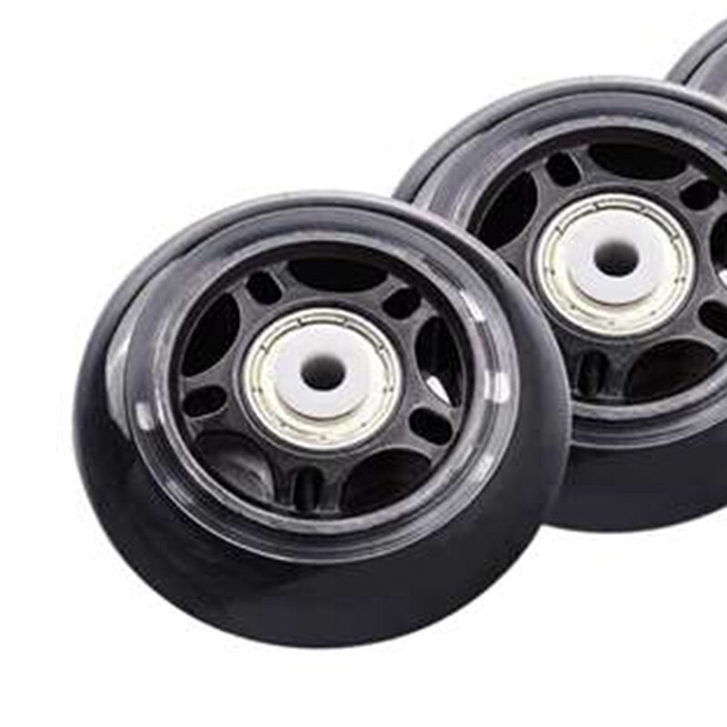 4Pcs Roller Skates Non-Flashing Wheel Skate Wheel 70X24mm Bearing Skate Accessories Non-Slip