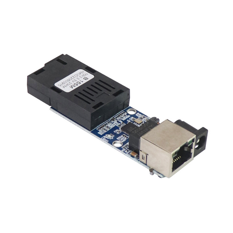 5 paia Mini convertitore multimediale in fibra ottica 10/100Mbps Single Mode Single 20Km fibra SC Port Switch in fibra