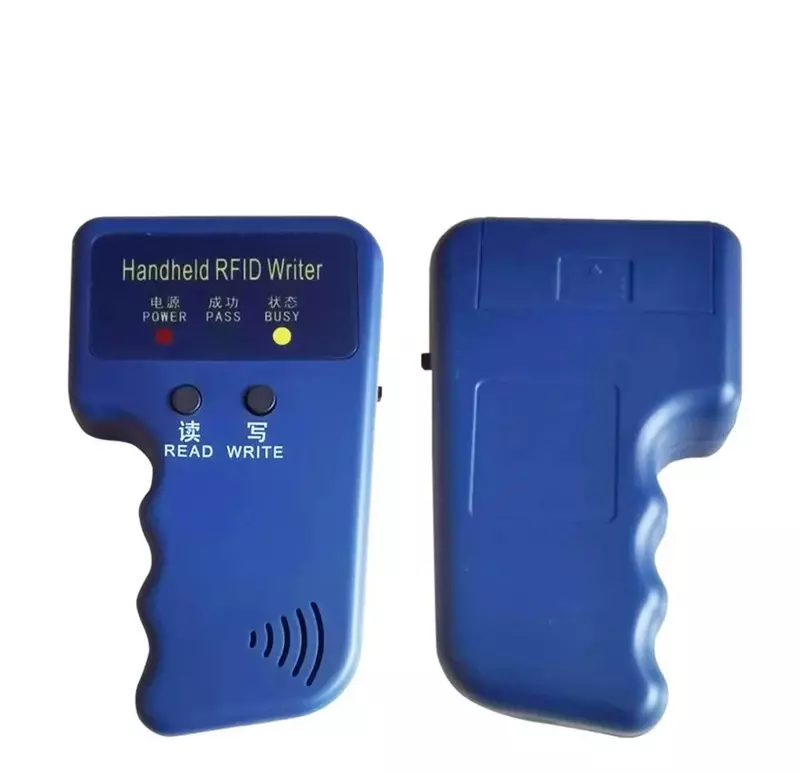 Duplikator genggam RFID 125KHz, penulis salinan EM4305 T5577 5200 dapat ditulis ulang EM4100/TK4100 ID keyfob Tag Card baru