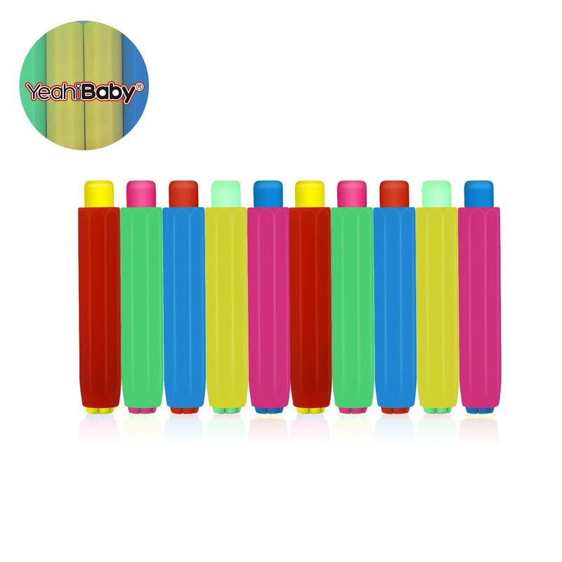 Pensil Pastel pemegang kapur dengan wadah penyimpanan warna-warni klip penjaga bersih Vintage anak