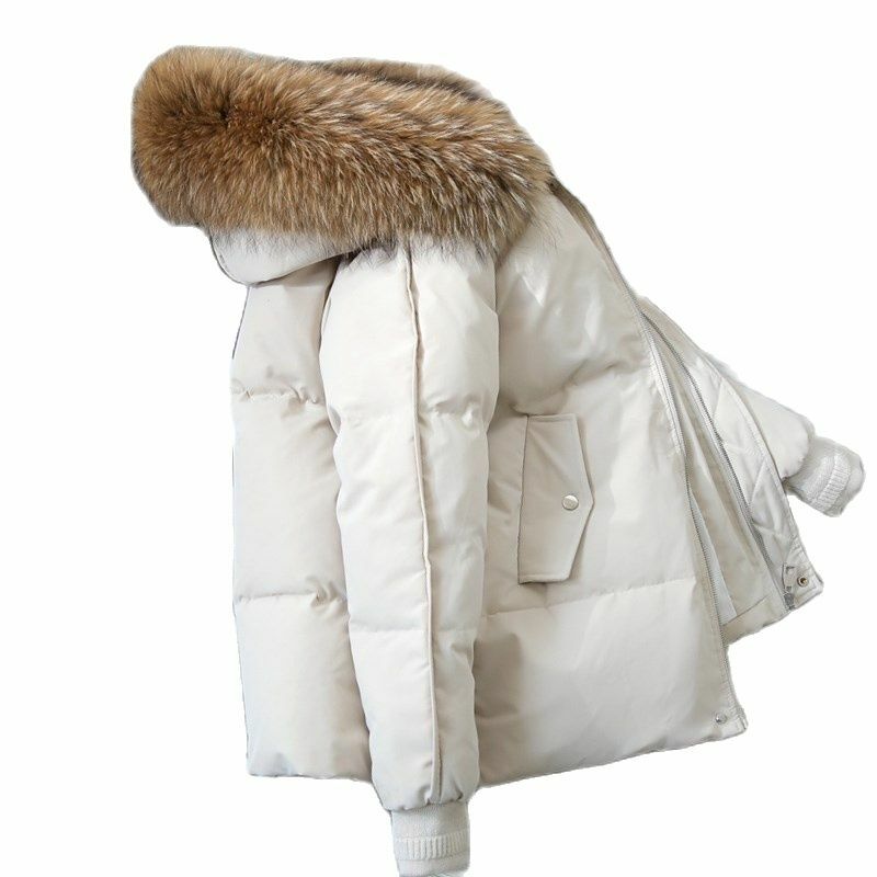 Parka à capuche en coton épais pour femmes, pardessus femme, veste chaude, manteau en duvet, style coréen, automne, hiver, nouveau