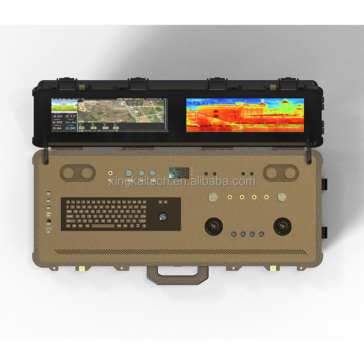 RC 비행 컨트롤러 통합 듀얼 스크린 지상 스테이션 리모컨, 라디오 차압, RC 컨트롤러 및 수신