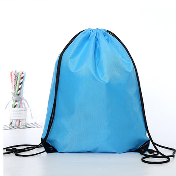 Wodoodporne sportowe torba na siłownię worek ze sznurkiem Sport Fitness Travel plecak torby na zakupy pływanie koszykówka torby jogi