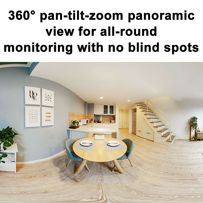 Om 360 ° Smart Camera Globale Versie 1080P / C300 Wifi Nachtzicht Baby Beveiliging Monitor Webcam Ai Menselijk Werk Met Alexa