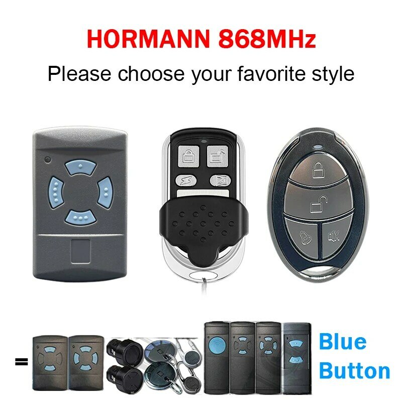 ใหม่ล่าสุด Hormann 868MHz ประตูโรงรถ/ประตูรีโมทคอนโทรล duplicator hormann HSM2 HSM4 HSE2 HS1 HS2 HS4 HSZ1 HSZ2 868 HSP4C