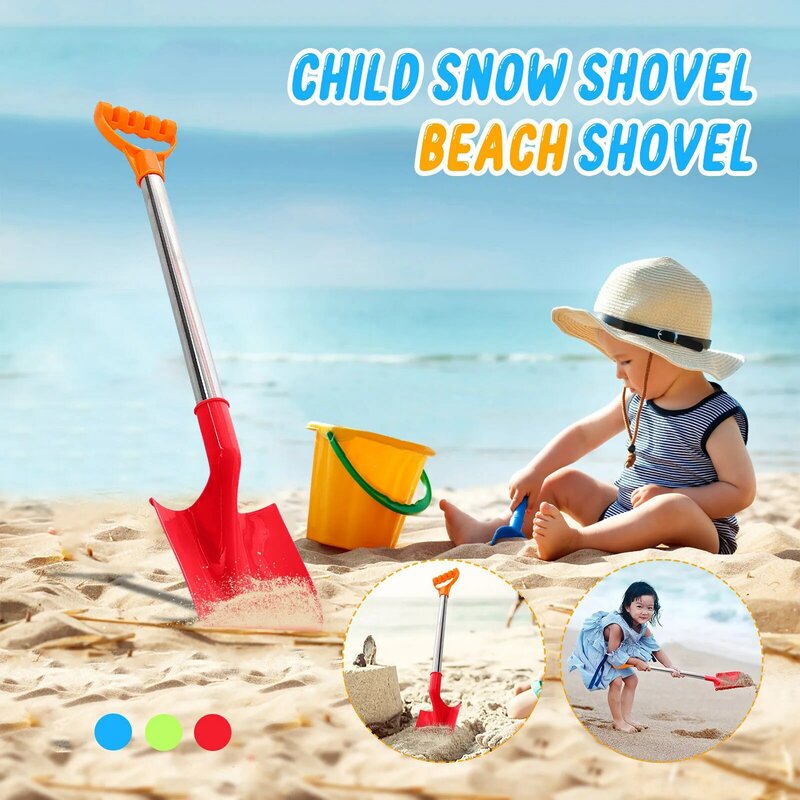 Palas de arena de 4 piezas para niños, Juguetes de Playa, dragado de arena, pala de plástico, Juguetes de Playa para niños
