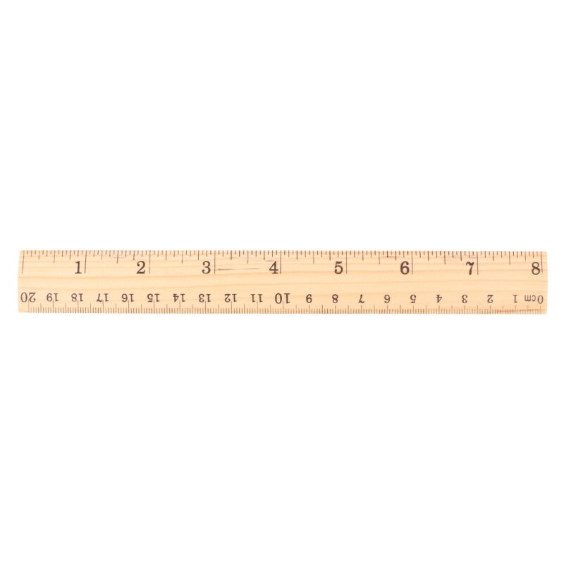 Regla madera 15/20/30cm, accesorios papel construcción para dibujo a mano recto, envío directo