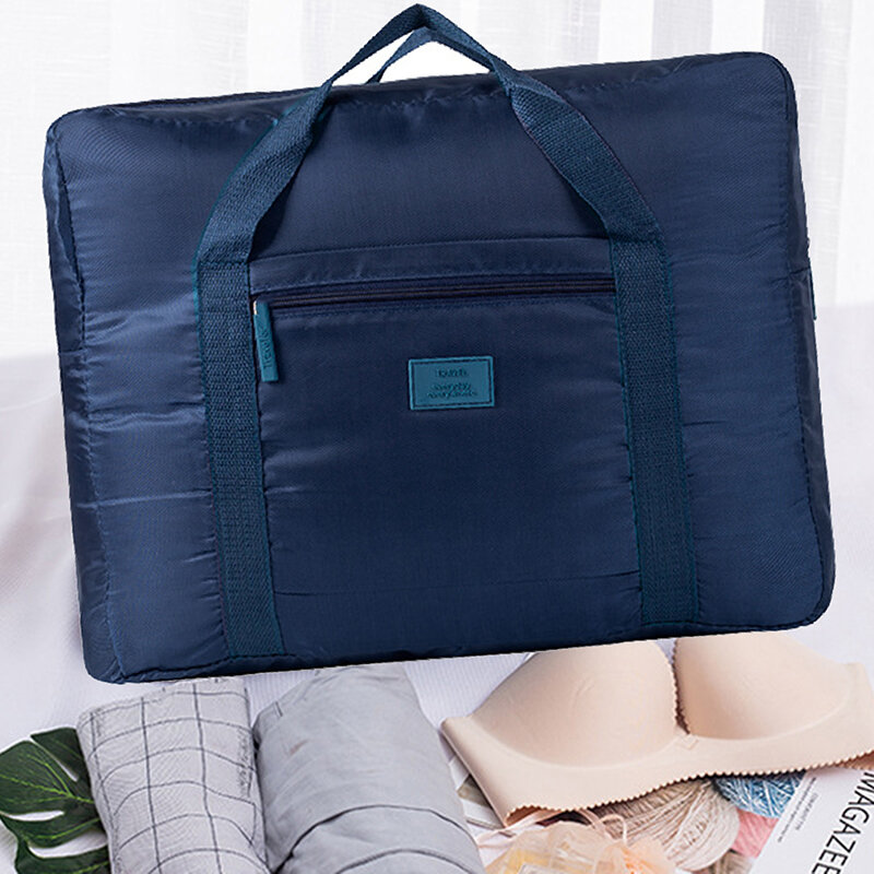 Folding Travel Bags Large Capacity Waterproof Bag Gym Yoga Storage Portable Luggage Handbag Durable Oxford Cloth Bag