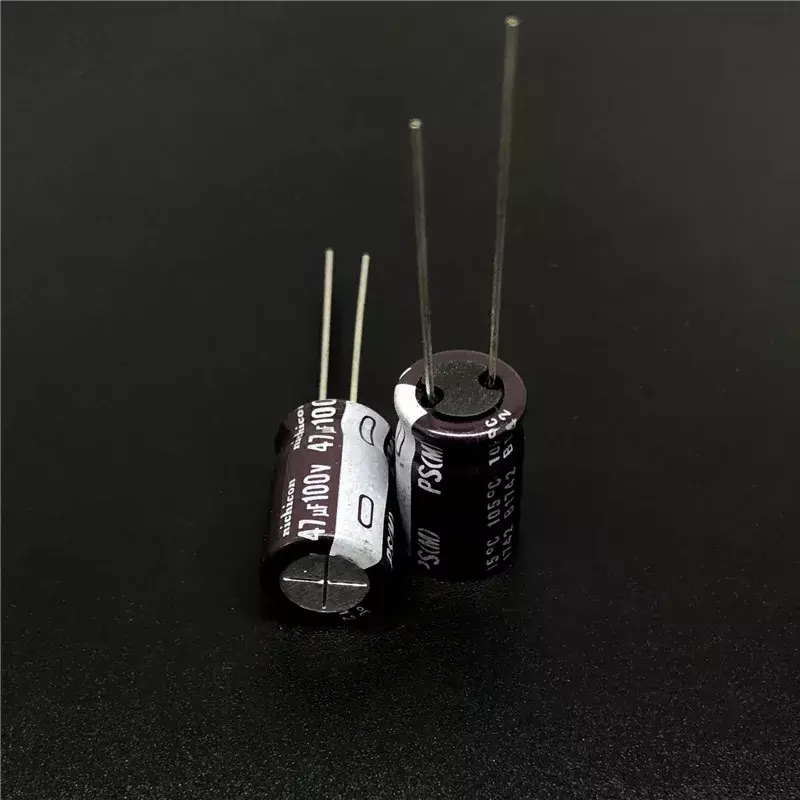 10pcs/100pcs 47uF 100V NICHICON PS Series 10x16mm Low Impedance 100V47uF Aluminum Electrolytic capacitor