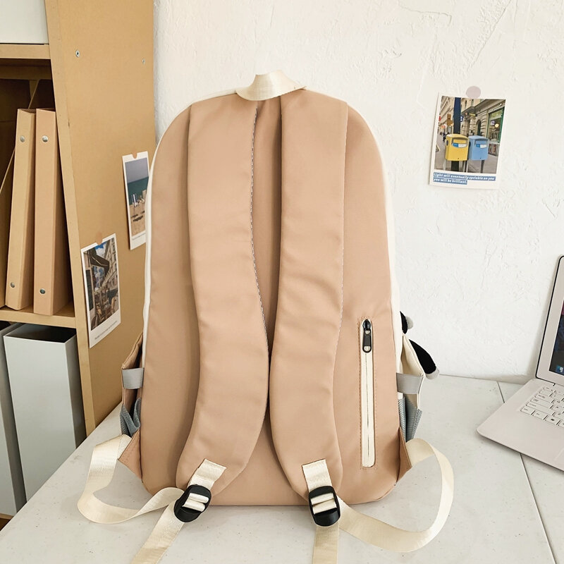 2024 Preppy unisex Backpack Fashion Designer High capacity teen backpack Boys Girls Schoolbag Men's casual bag