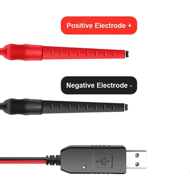 Baofeng 워키토키용 범용 USB 충전기 케이블, UV-5R UV-82 BF-888S TYT Retevis 양방향 라디오, 표시등 포함