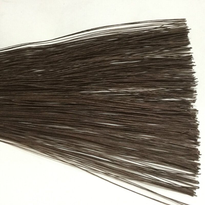 SQSYMZHG 50PCS #26 Papier Draht 0,45mm/0,0177 Inch Durchmesser 40cm Lange Eisen Draht Verwendet Für DIY nylon Strumpf Blume Machen