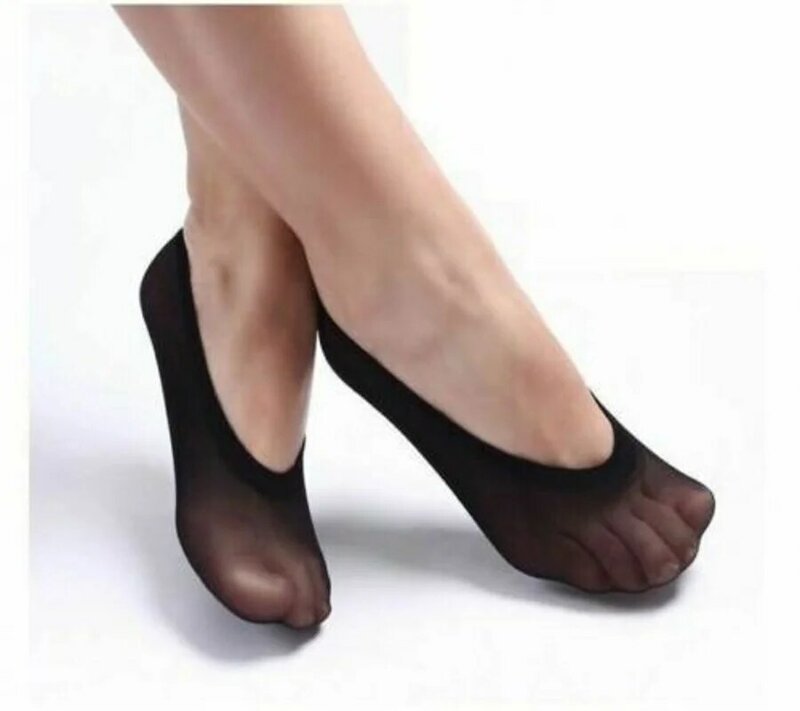 10/20pairs Women Summer Invisible Socks Footsies Shoe Liner Trainer Ballerina Boat Socks Ladies Thin Slippers Transparent Socks