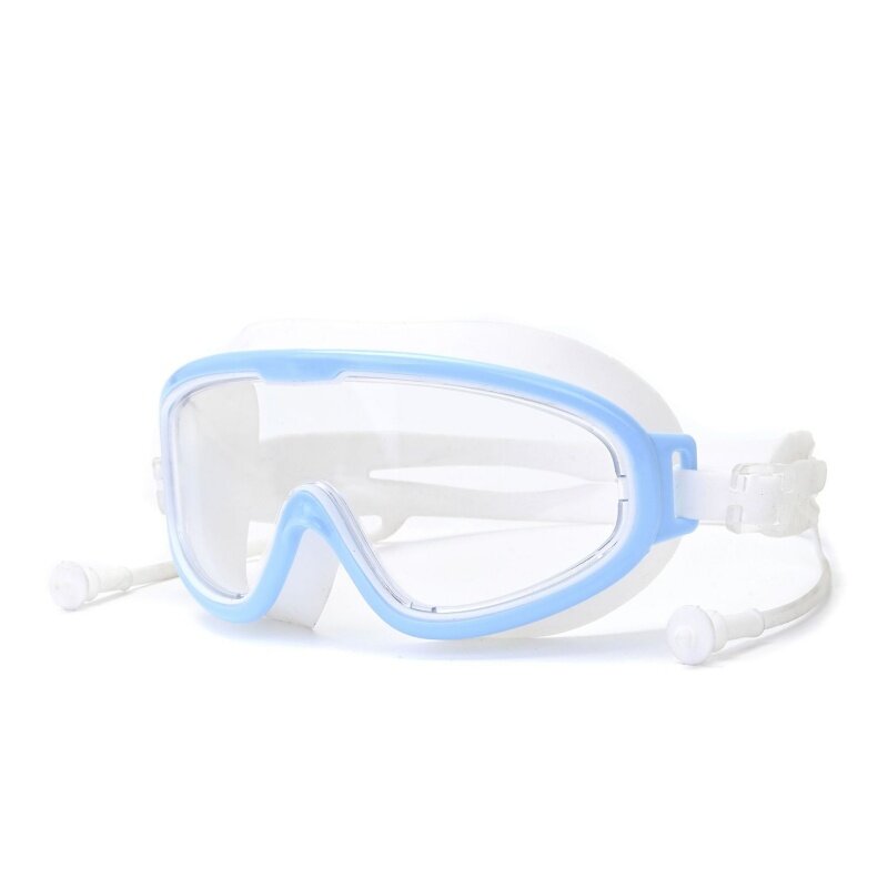 Gogle dziecięce chłopięce wodoodporne i przeciwmgielne HD gogle pływackie dziewczęce duże pudełko zestaw okulary pływackie Kids