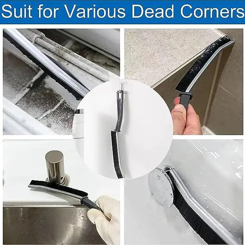 Hard-Bristled Crevice Cleaning Brush Grout Cleaner Scrub Brush Deep Tile Joints Crevice Gap Cleaning Brush Tools Accessories