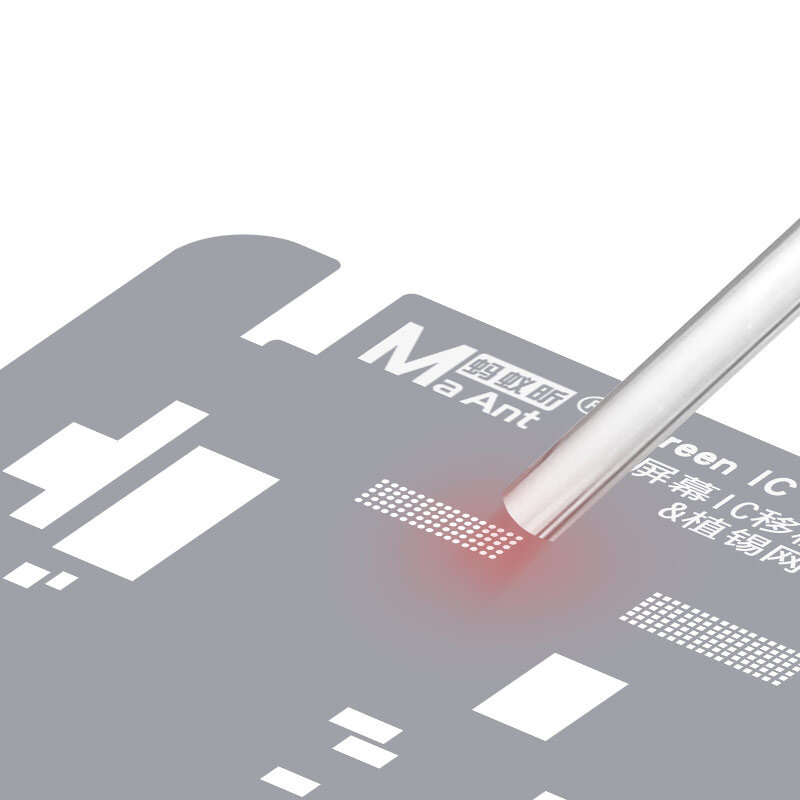 MaAnt Screen IC Swap Stencil Protection rete in acciaio per iPhone 11 12 13 Mini Pro Max IC riparazione lucidatura Pop-up