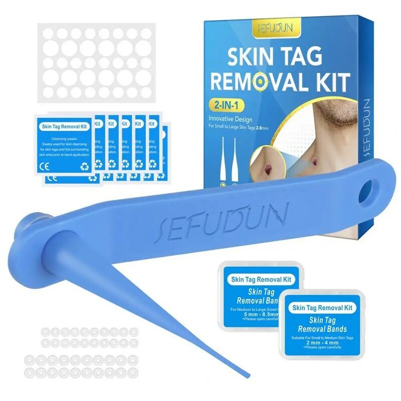 Safe Non-Pungent Simple Operation Lightweight Skin Tag Treatment Easy To Clean Care Tool Wart Treatment Kit Work Fast